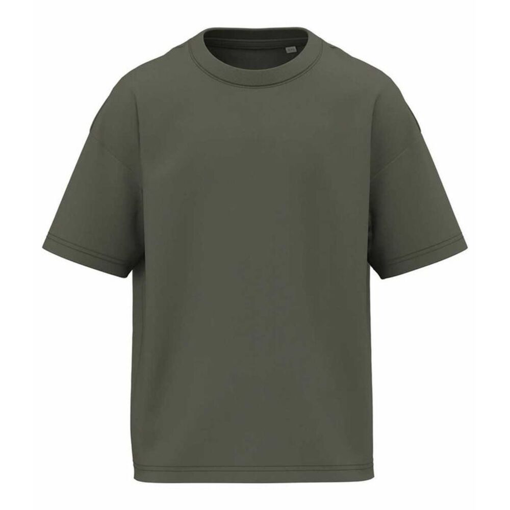 Native Spirit Childrens/Kids Oversized T-Shirt / Natural Khaki